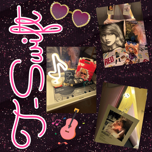 T Swift themed sleepover fort party setup